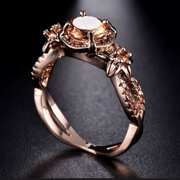 🔥Closeout Topaz Rose Gold ring - Picture 2 of 9